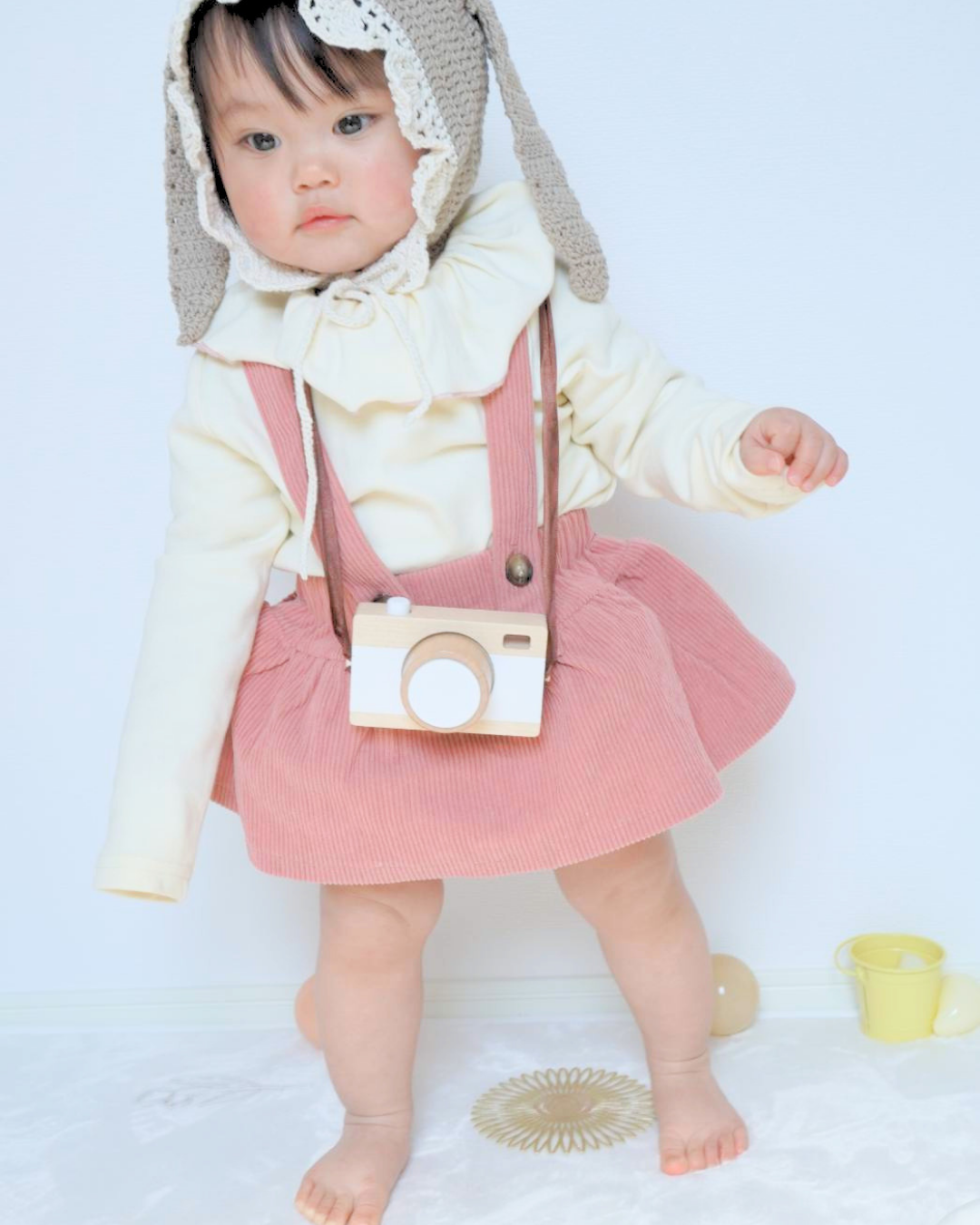 Set – Frill Collar Tops & Corduroy Bloomers
