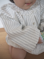 Rompers – Natural Stripe Balloon