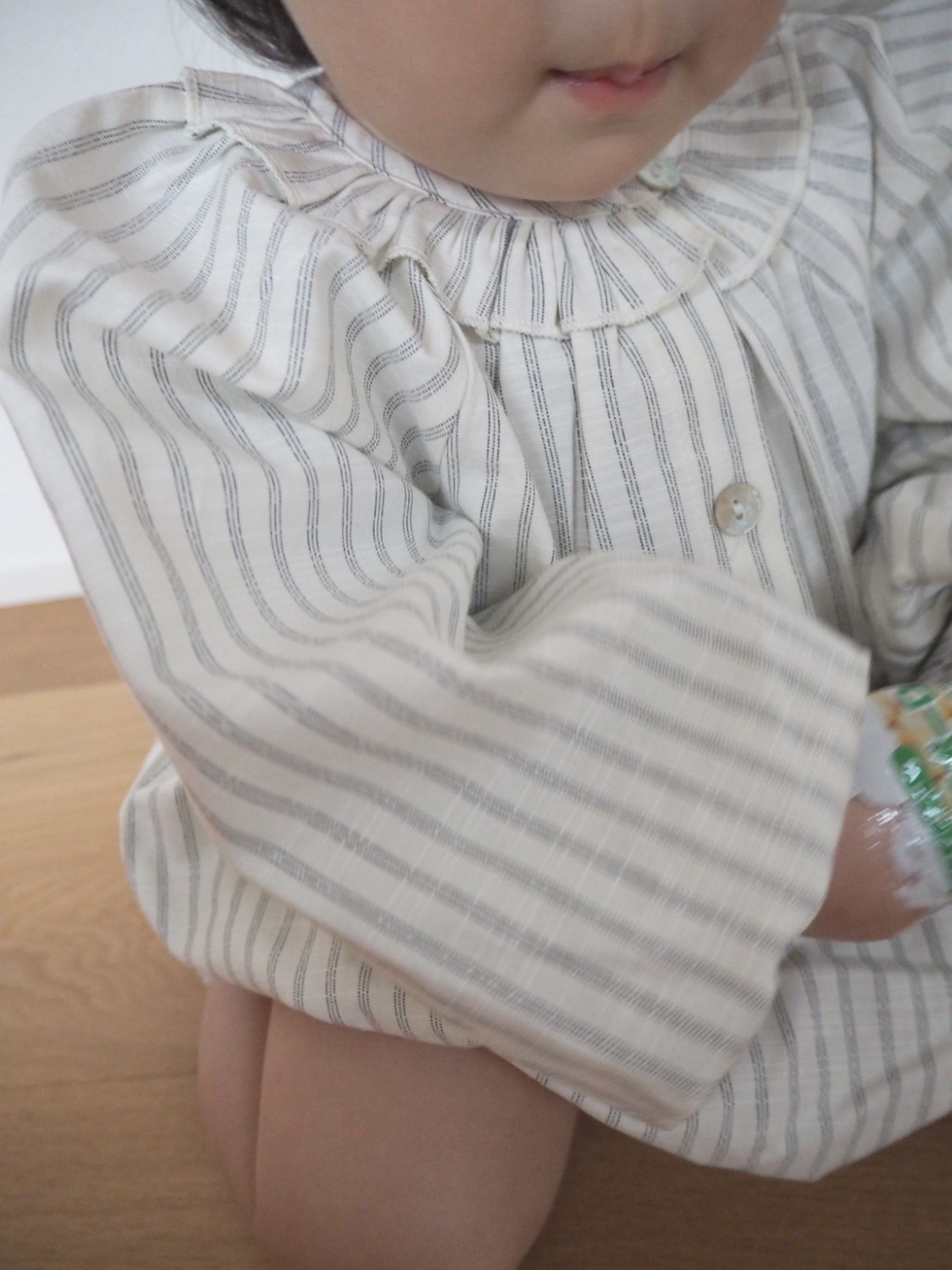 Rompers – Natural Stripe Balloon