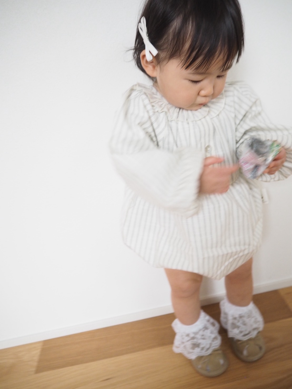 Rompers – Natural Stripe Balloon