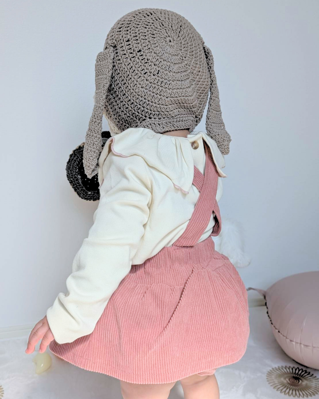 Set – Frill Collar Tops & Corduroy Bloomers