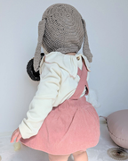 Set – Frill Collar Tops & Corduroy Bloomers