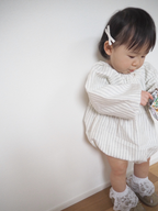 Rompers – Natural Stripe Balloon