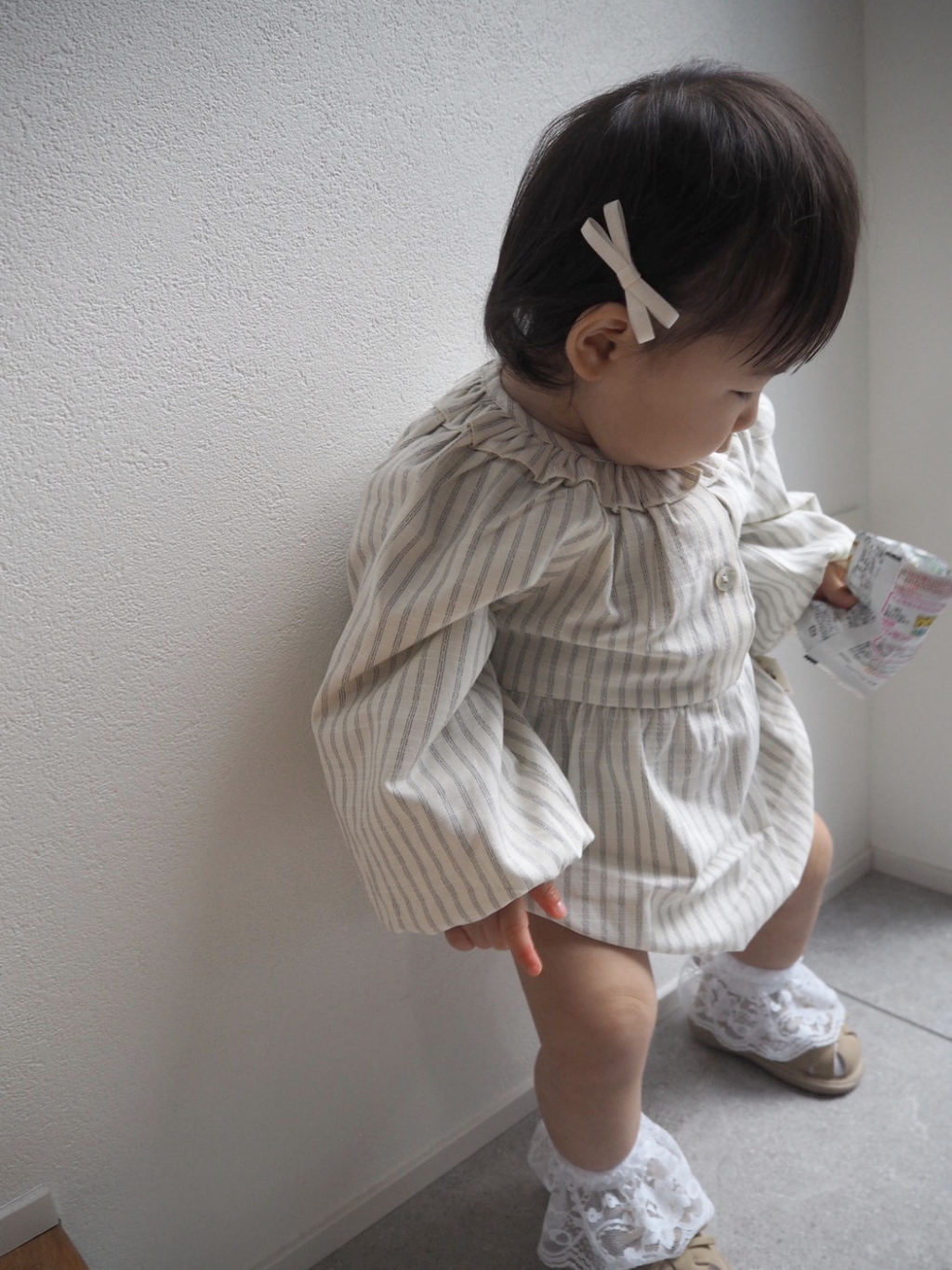 Rompers – Natural Stripe Balloon