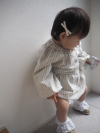 Rompers – Natural Stripe Balloon
