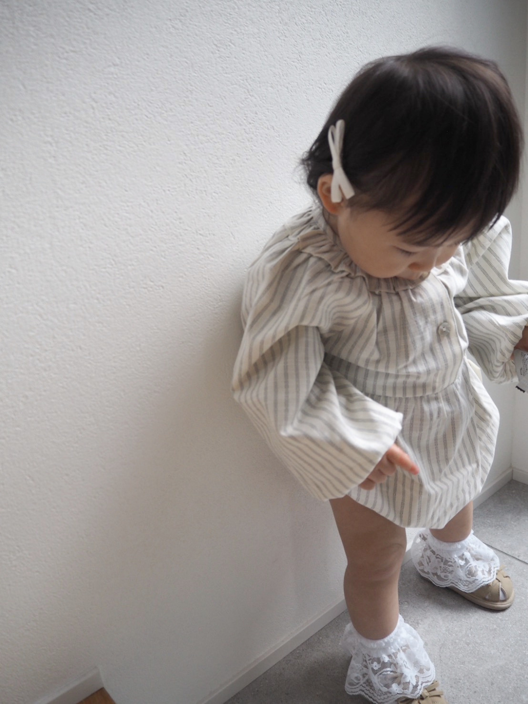 Rompers – Natural Stripe Balloon