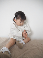 Rompers – Natural Stripe Balloon