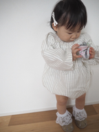 Rompers – Natural Stripe Balloon