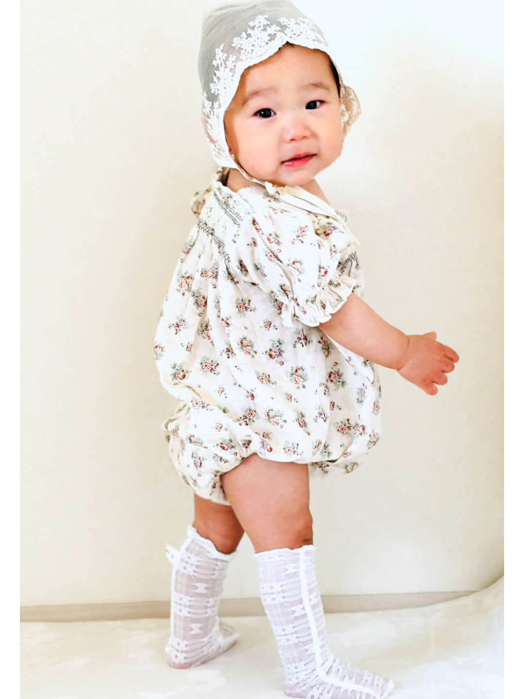 Rompers – Petite Retro Bloom No.1