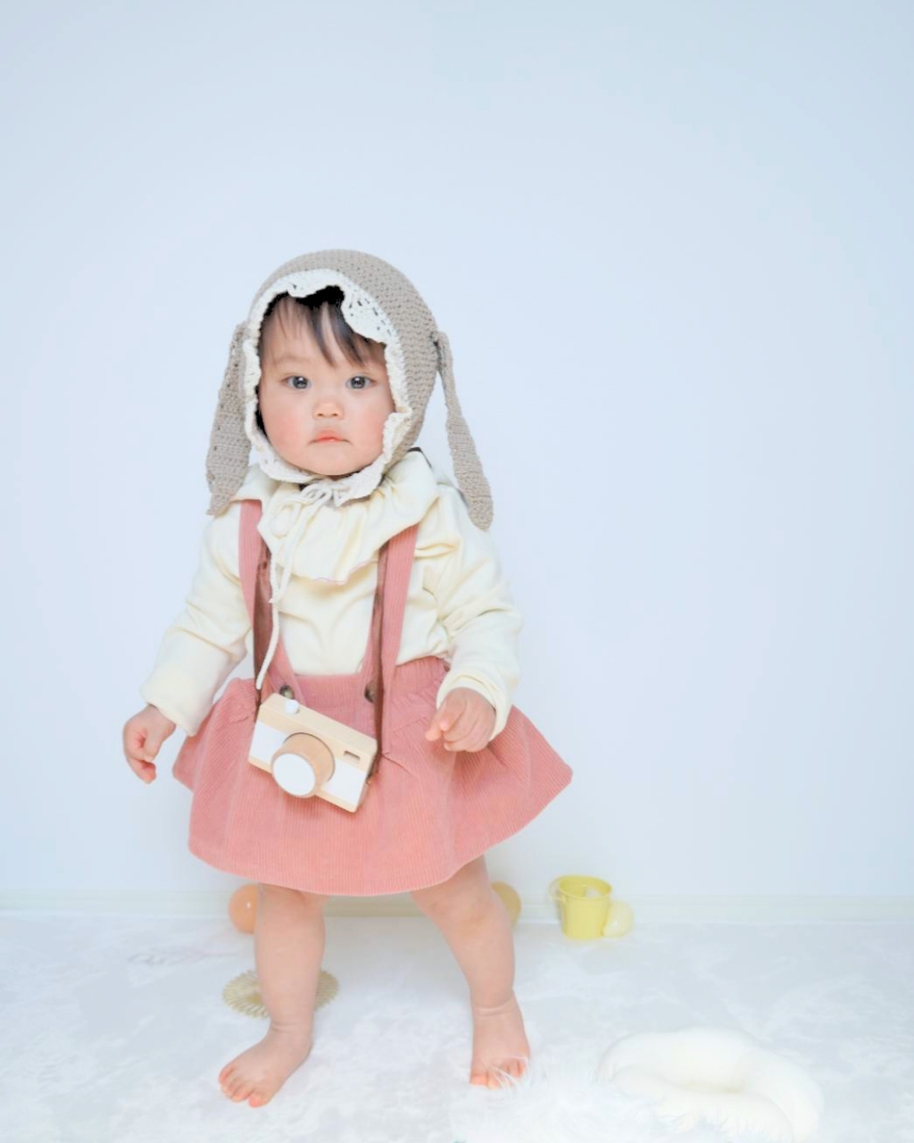 Set – Frill Collar Tops & Corduroy Bloomers