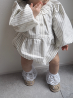 Rompers – Natural Stripe Balloon