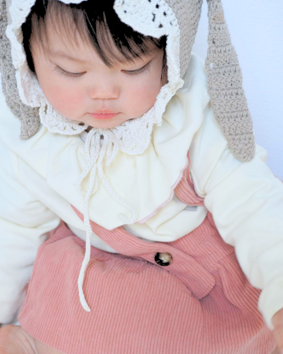 Set – Frill Collar Tops & Corduroy Bloomers