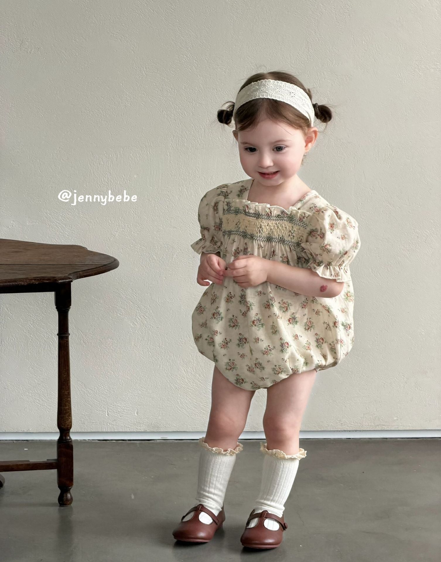 Rompers – Petite Retro Bloom No.1