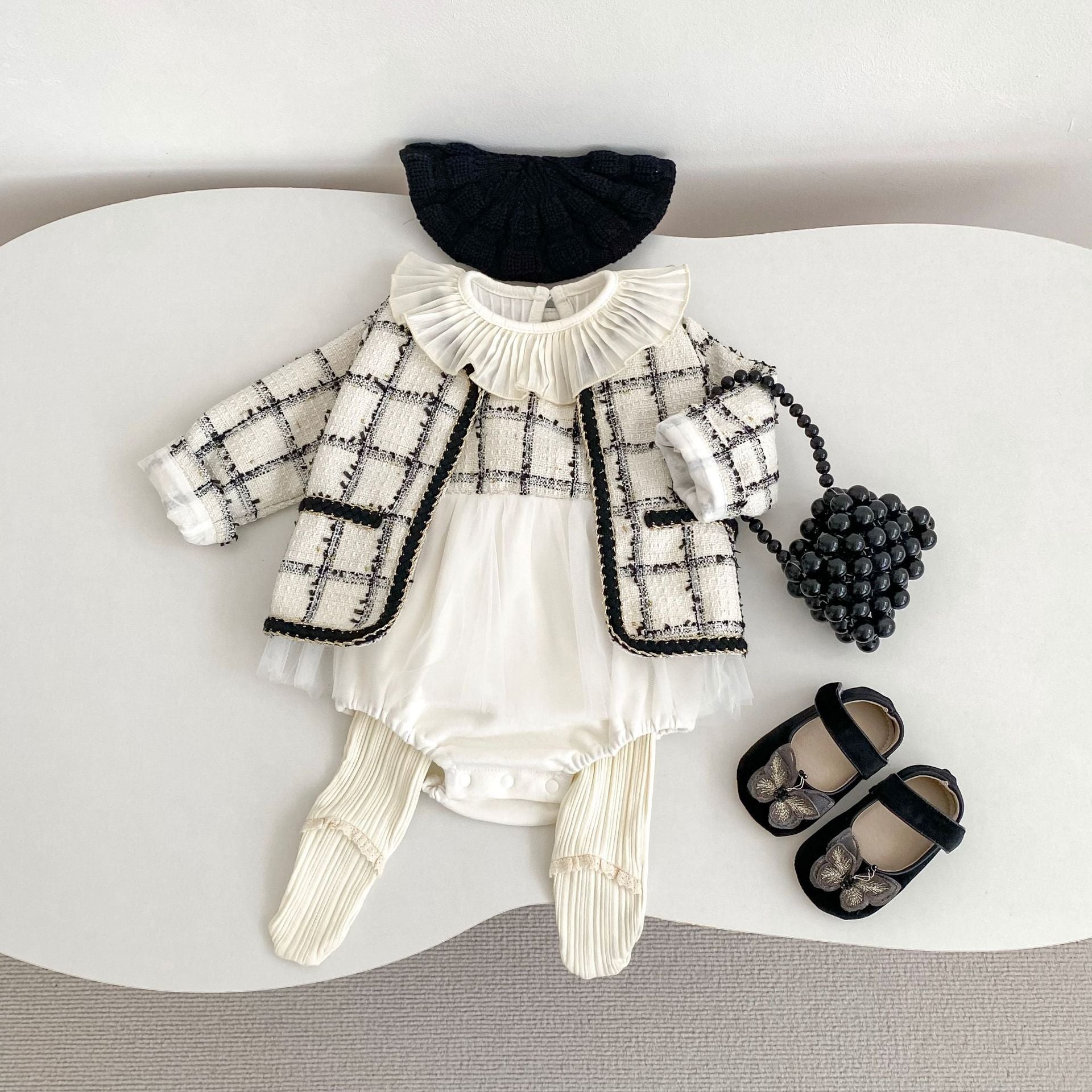 Rompers – Petite Classic Tweed No.1