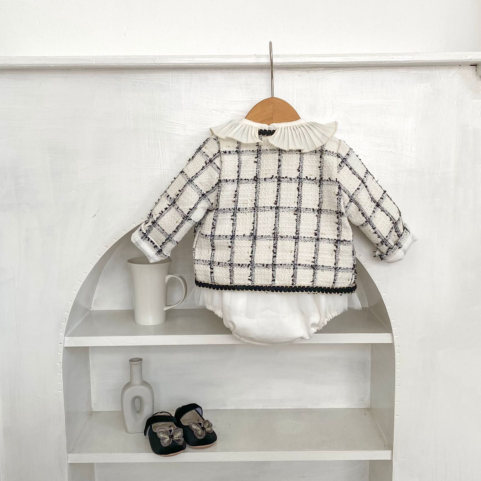 Rompers – Petite Classic Tweed 01