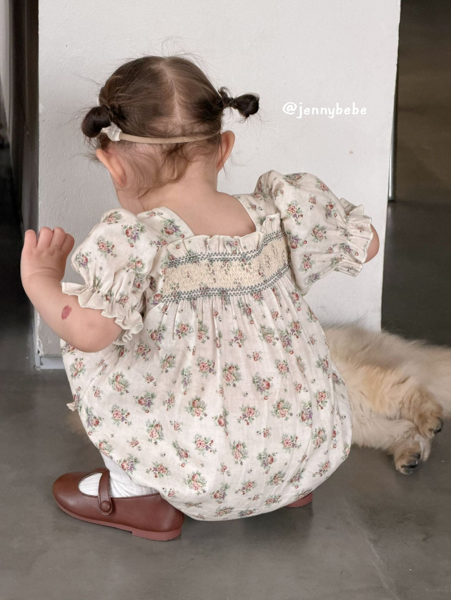 Rompers – Petite Retro Bloom No.1