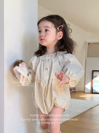 Rompers – Natural Stripe Balloon