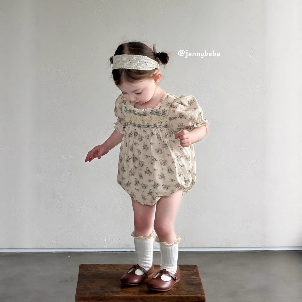 Rompers – Petite Retro Bloom No.1