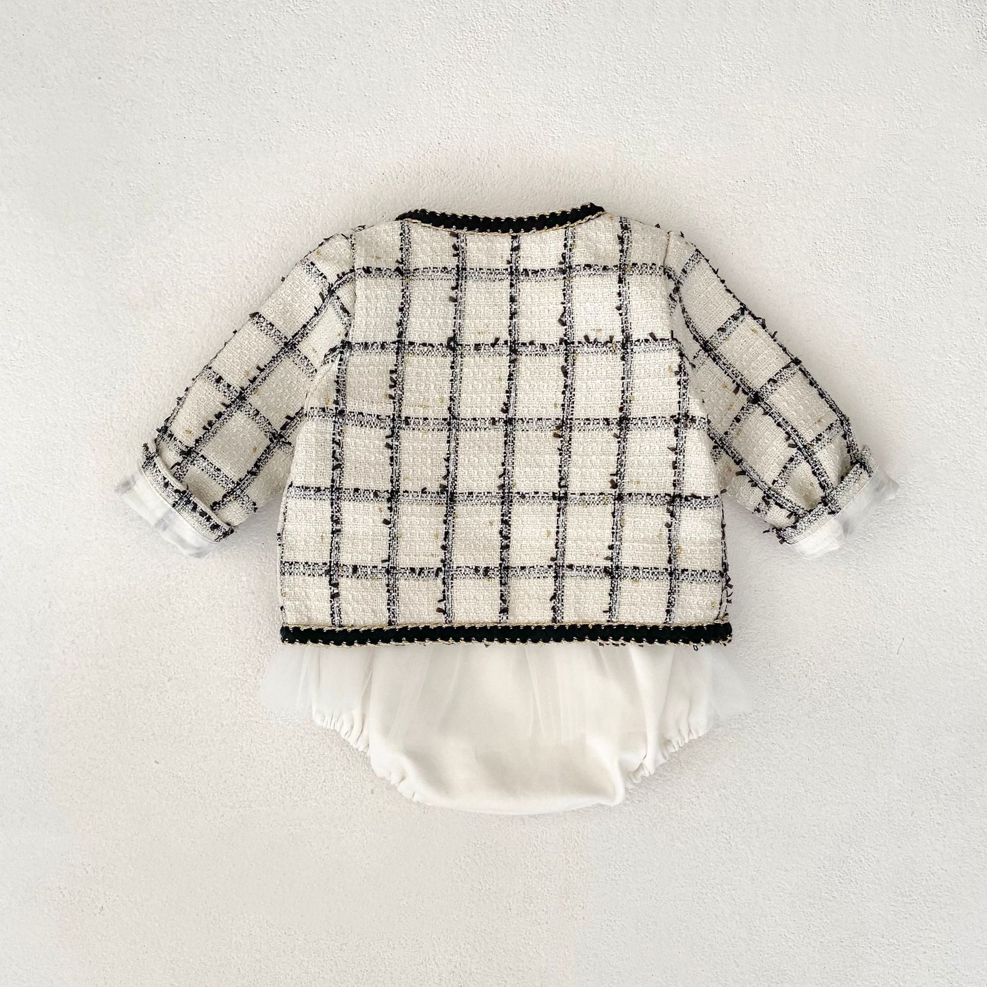 Rompers – Petite Classic Tweed No.1