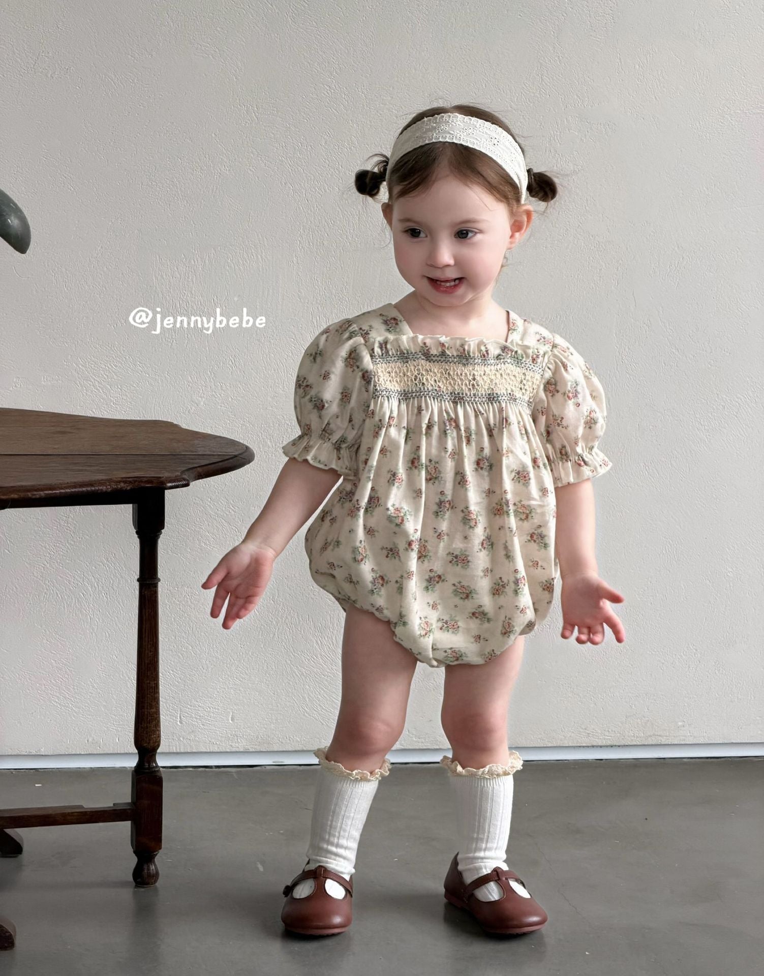 Rompers – Petite Retro Bloom No.1