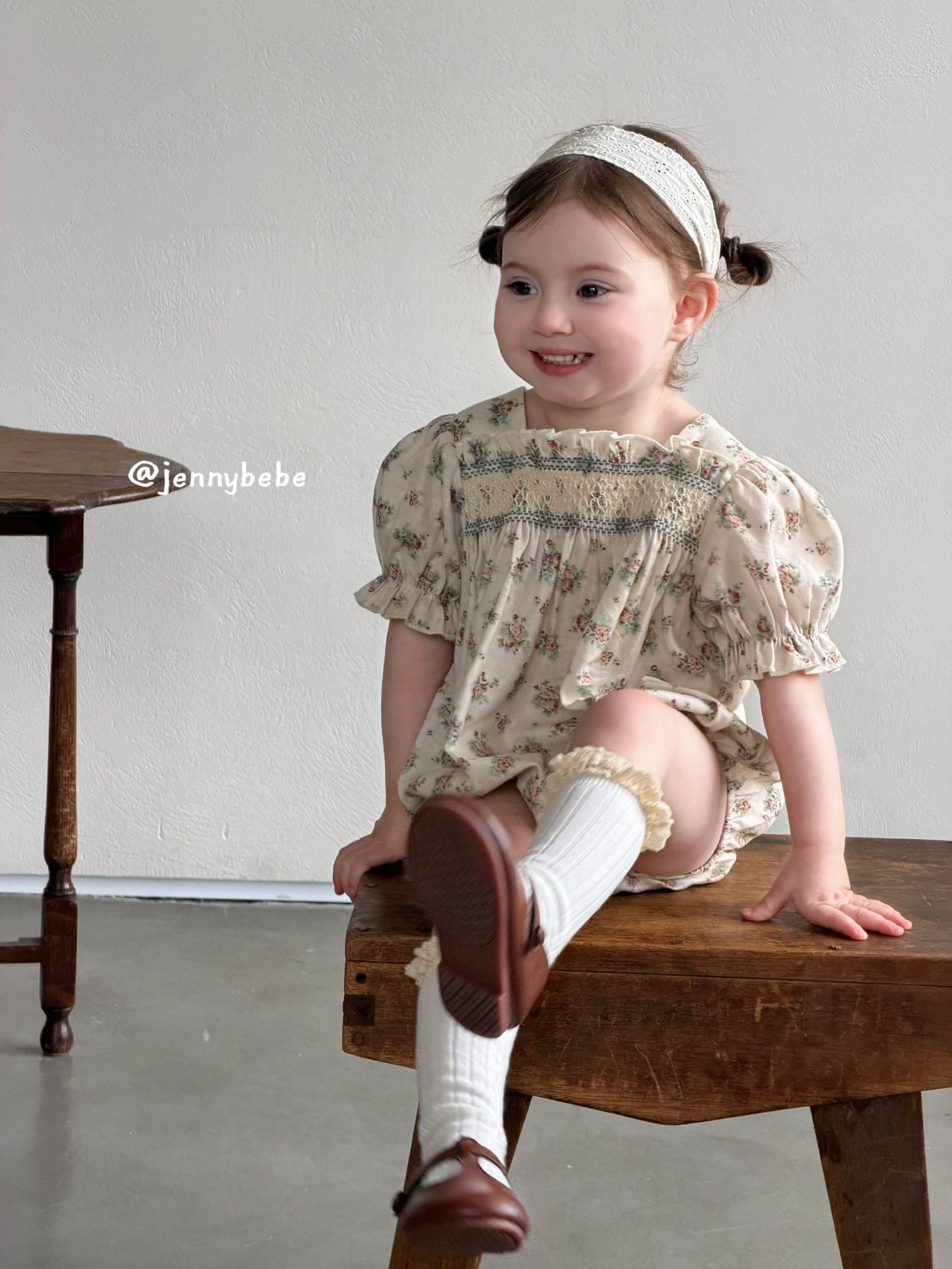Rompers – Petite Retro Bloom No.1