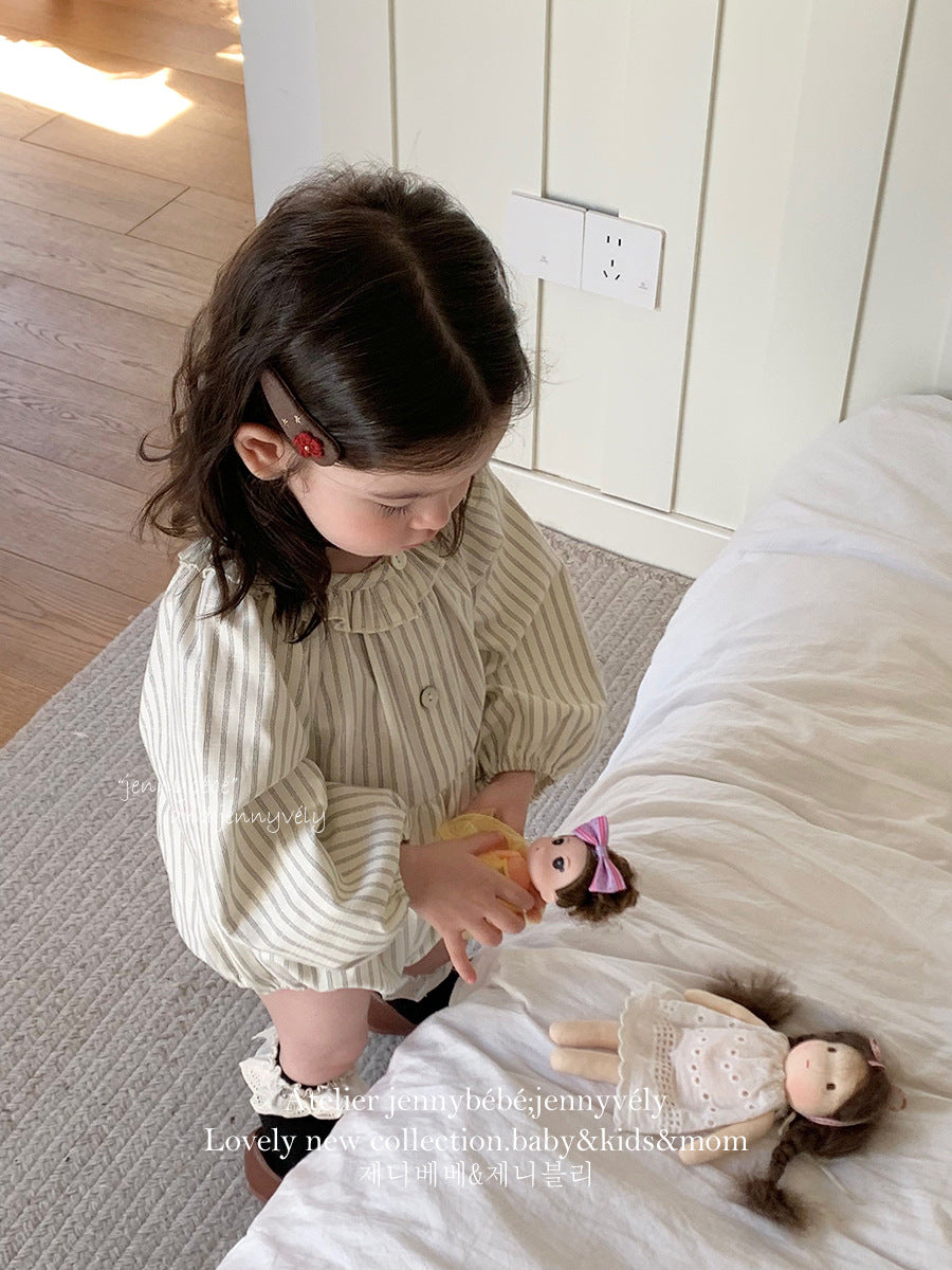 Rompers – Natural Stripe Balloon