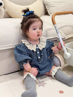 Rompers – Petite Lace Denim