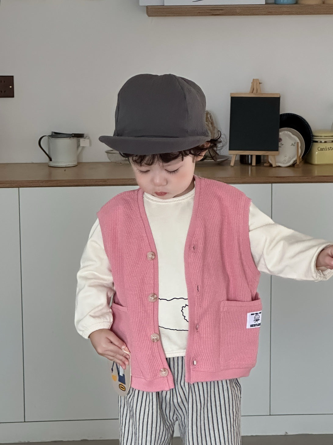Vest – Petite Gentle Waffle