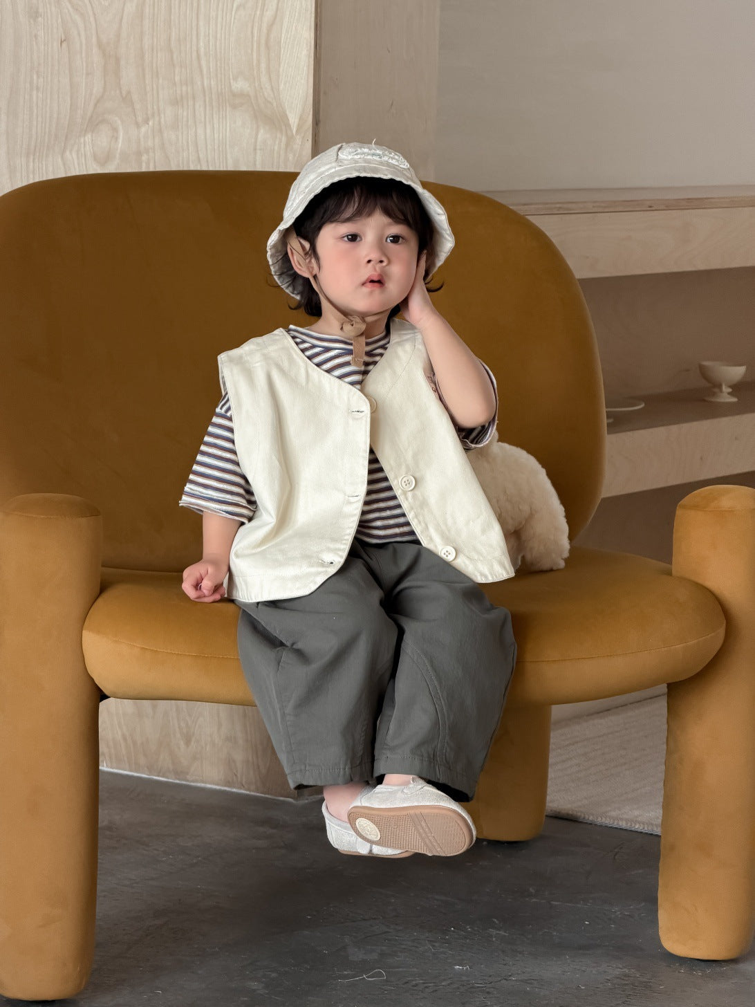 Vest – Petite Gentle Ivory