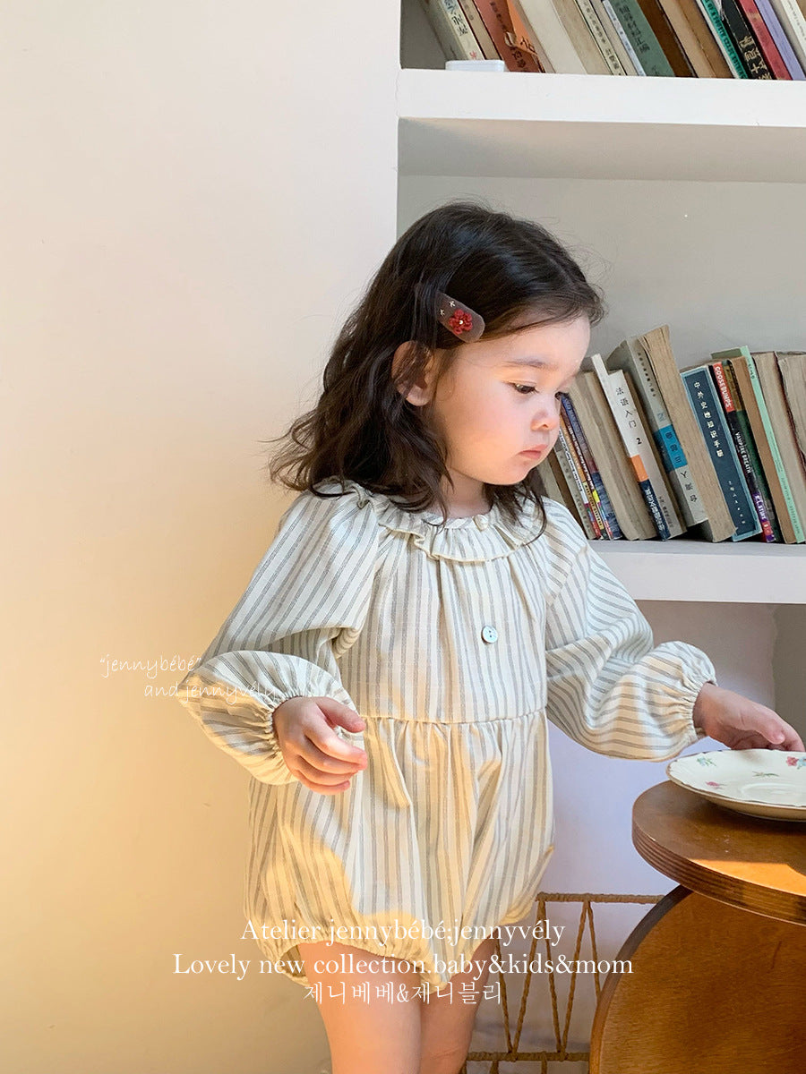 Rompers – Natural Stripe Balloon