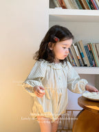 Rompers – Natural Stripe Balloon