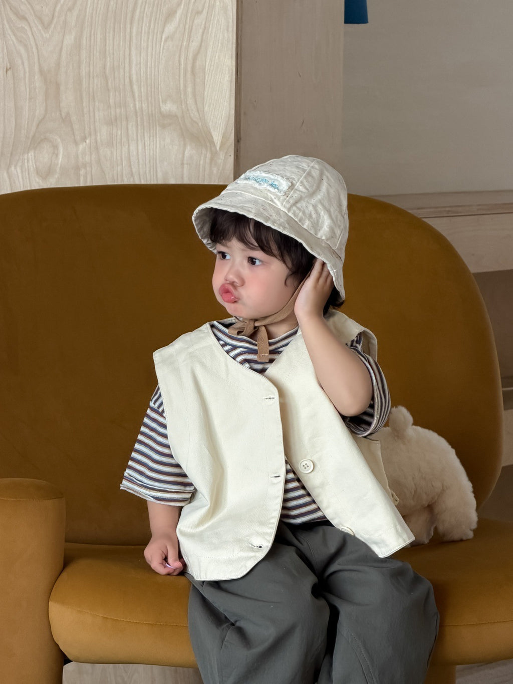 Vest – Petite Gentle Ivory