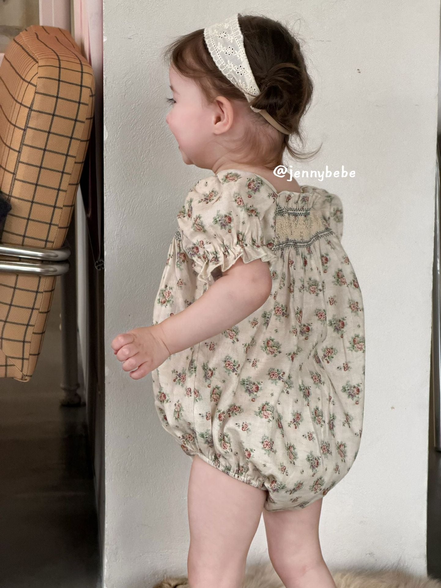Rompers – Petite Retro Bloom No.1