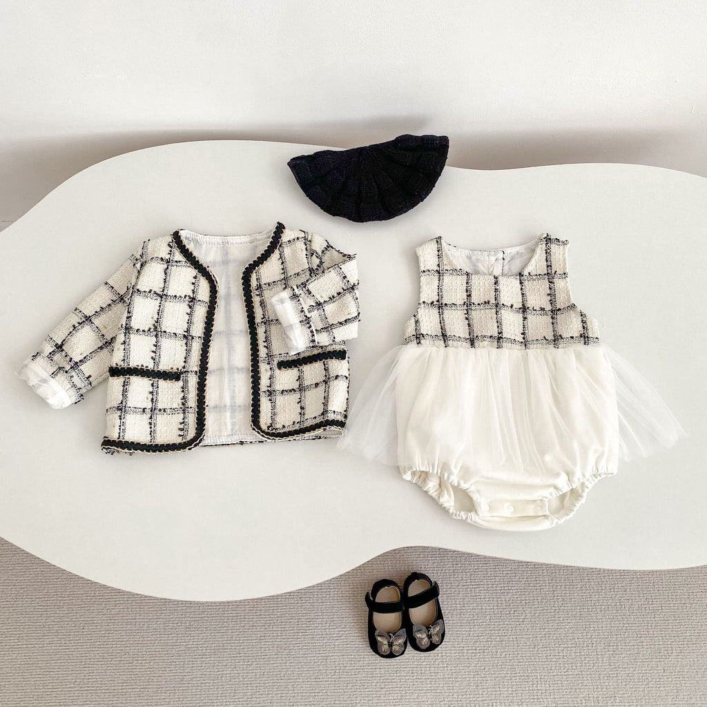 Rompers – Petite Classic Tweed No.1