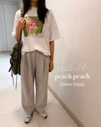 Tops – Miu T-shirt _ peachpeach 2026 summer