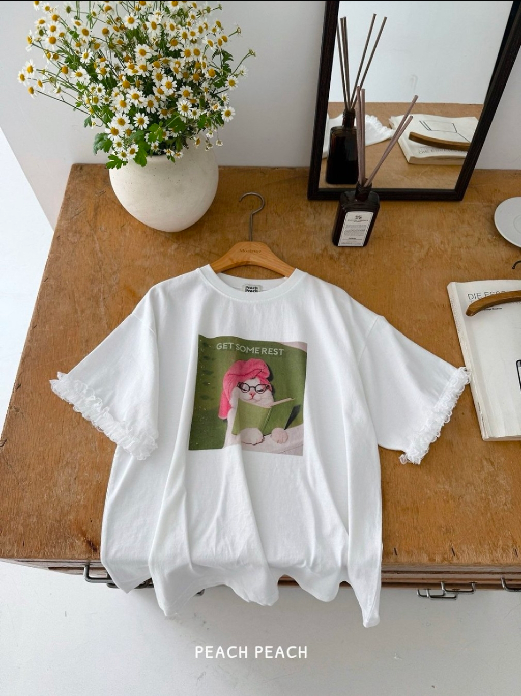 Tops – Miu T-shirt _ peachpeach 2026 summer