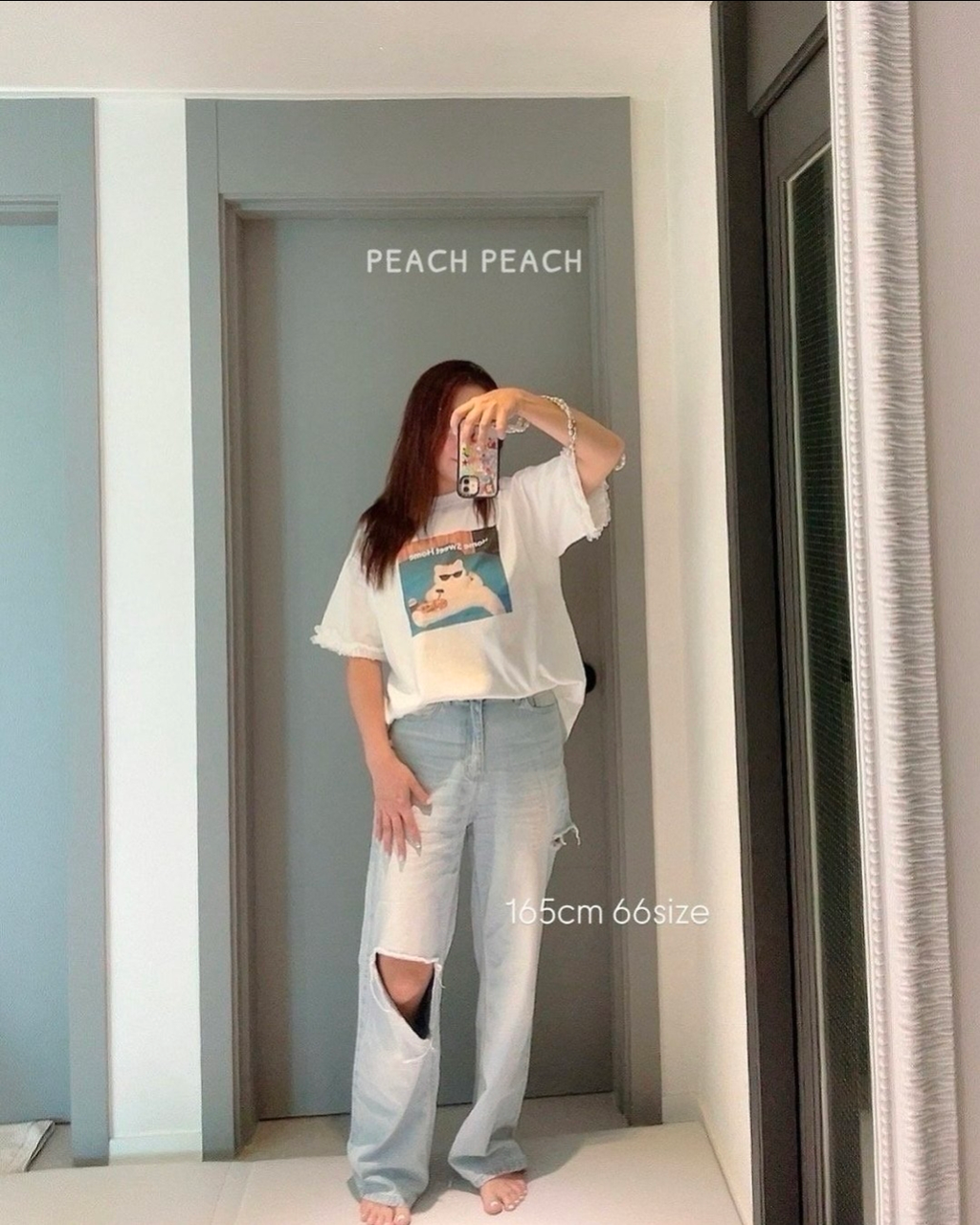 Tops – Miu T-shirt _ peachpeach 2026 summer