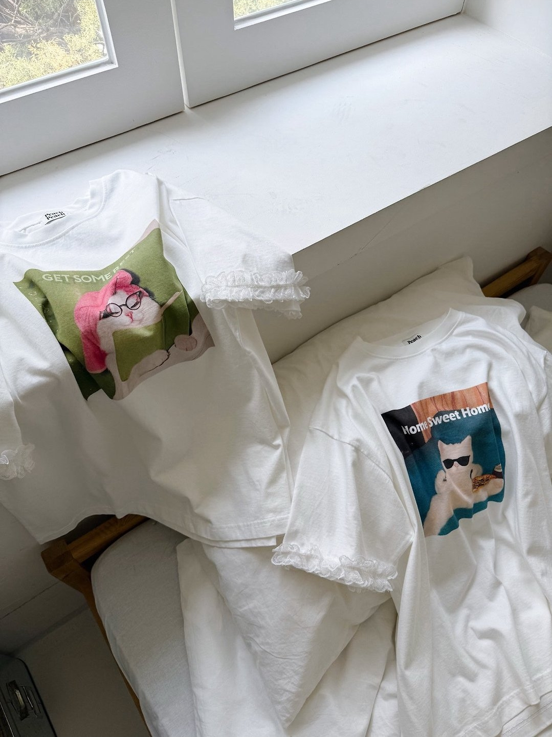 Tops – Miu T-shirt _ peachpeach 2026 summer