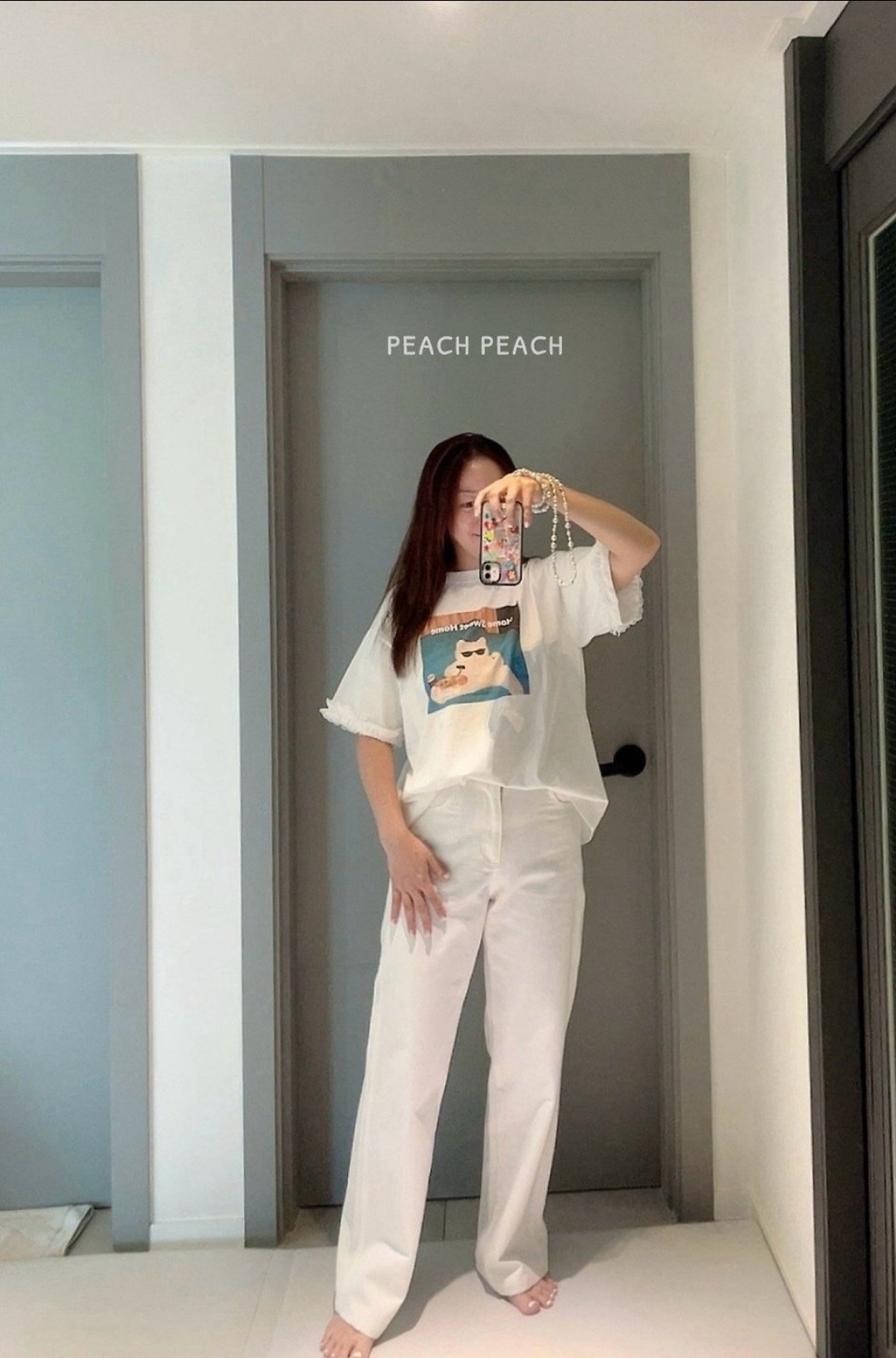 Tops – Miu T-shirt _ peachpeach 2026 summer